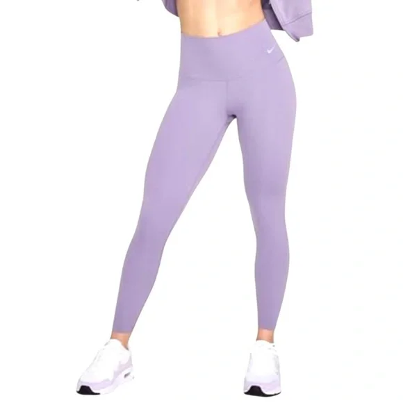 Nike Zenvy Women's Gentle Support Purple Mid Rise Leggings Size 2X DV4911 509 - Picture 1 of 9
